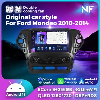 Auto Radio Android 13 Za Ford Mondeo MK4 2007-2014 8-jezgreni GPS Navigator Media Player 8G + 128G Bežični Carplay RDS FM
