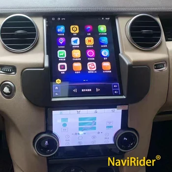 Uređaj sa zaslonom u stilu Android 13 Tesla za Land Rover Discovery 4 LR4 2009 2016 GPS navigacija, stereo + LCD zaslon s klima kontrole