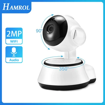 HAMROL 1080P baby monitor WiFi IP Kamera Mini Indoor CCTV Dvosmjerni Audio Detekcija Pokreta Kamera za video Nadzor V380 Pro