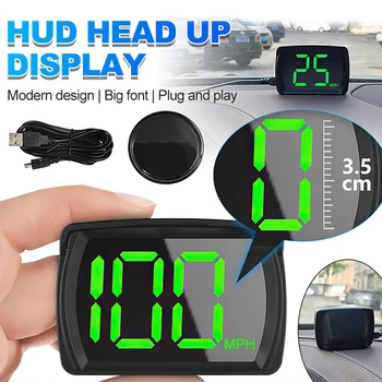 Univerzalni auto-Glavobolja, Prikaz GPS Mph Km/h HPD Digitalni Brzinomjera Plug and Play GPS MPH Detektori Auto-Pribora Za Vozila