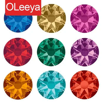 Kvalitetan 2088 sjajnih kristala sa 16 lica ss12 Dijamanata iz lisica s ravnim naslonom Rhinestones za nokte, Pribor za dizajn noktiju