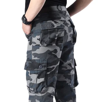 Gospodo камуфляжные borbene vojne hlače-teretni, svakodnevne pamučne hlače s puno džepova, uličnu odjeću u stilu hip-hop, kombinezon, taktički army