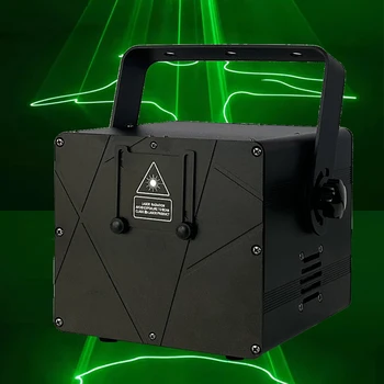 Zelena Laserska zraka snage 3 W 5 W ILDA 3D Animacija Scena Skener Beam Projektor je Profesionalna Oprema za svadbene zurke Rasvjeta disco club dj-a