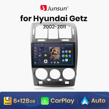 Junsun V1 AI Voice Bežični CarPlay Android Авторадио Za Hyundai Getz 2002-2011 4G Auto Media GPS 2din авторадио