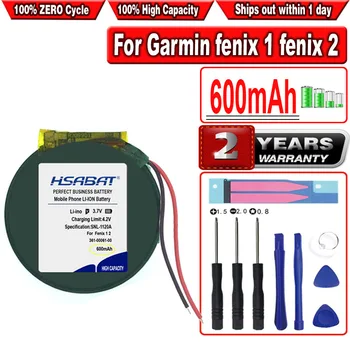 Baterija HSABAT 600mAh 361-00061-00 za GPS-sati Garmin fenix 1 fenix 2 FENIX1 FENIX2 Model PD3555W