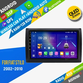 Auto DVD player AISINIMI Android navigacija za Fiat Stilo 2002-2010 Uređaj za Automobil Audio Gps Multimedijalni стереомонитор