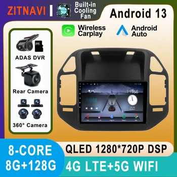 9-Inčni Android 13 Za Mitsubishi Pajero V73 V77 V68 V75 1997-2011 Auto Radio Stereo Player Navigacija GPS Mediji RDS Video