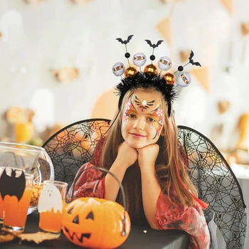 Povez na duh na glavu za fotografiju pucati na Halloween, cosplay, obruč za kosu, rekvizite za presvlačenje u gotičkom stilu za uređenje festivala duhova