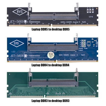 Adapter DDR3 memorije DDR4 DDR5 za laptop i desktop računala SO-DIMM Za PC Kartica DIMM DDR3 DDR4 DDR5 Priključak Ram-a Adapter