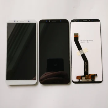 Crna/Bijela 5,7-inčni Novi Huawei Y6 2018 ATU-LX1/ATU-L21 ATU-L31 LCD zaslon + zaslon osjetljiv na Dodir Digitalizator sklop