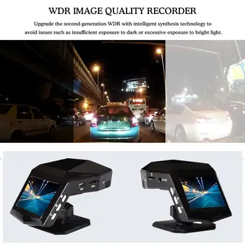 Video rekorder HD 1080P video snimač za vozila sa središnje konzole Auto dvr, Noćni 2-inčni LCD rekorder Vision Video K1G0