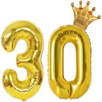 32/40-inčni digitalni folija baloni velike veličine, crown, digitalni гелиевые baloni, dekoracije za vjenčanja, rođenja, duša djeteta, dječje igračke