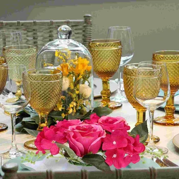 Umjetni cvijet, Zelje, Svijeća, Prsten, Vijenac za Svadbene zurke u seoskoj kući, Centralno Dekoracija stola Ukras kuće