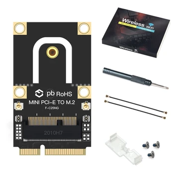 NOVO-M. 2 NGFF NA Mini PCI-E (Pcie + USB Adapter Za M. 2 Wifi Bluetooth Bežične Wlan kartice Za AX200 9260 8265 Za laptop