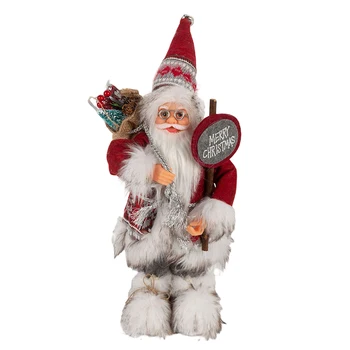 Lutka Djeda Mraza, Slatka Raskošna Igra Božić Doll, Svečana Dekoracija za dom, Dar za djecu, igračka