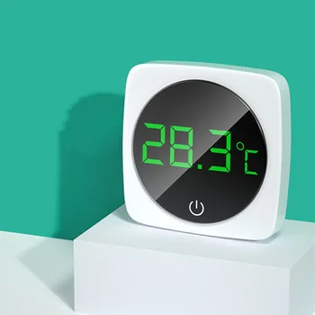 Akvariju Самоклеящийся Termometar LCD Digitalni Akvarij Za Ribe Mini-Termometri Monitor sa Velikim Ekranom Mjerač Temperature Террариума 0 do 60 ℃