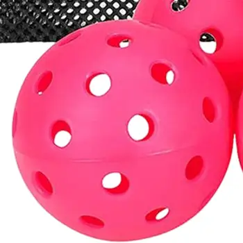 6pcs obuke lopti za пиклбола za kažnjeni turnira na otvorenim terenima zelene boje