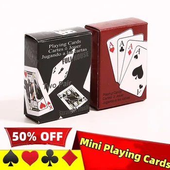 Slatka MINI-igre u minijaturi Poker, MINI igraće karte, minijatura za lutke, dodat. oprema, uređenje kuće, visokokvalitetna kartaška igra