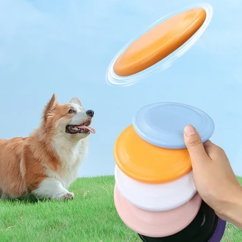 Početna Pas Silikonska Igre Igračka Za Pse Leteće Diskove Trening Multifunkcionalni Hranjenja Šarene Igračka za Pse koji su Otporni Na Укусам Artikli
