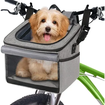 Podesiva za prihvat hidroizolacijskih sjedalo za psa, prozračna sklopivi biciklistička korpa za pse