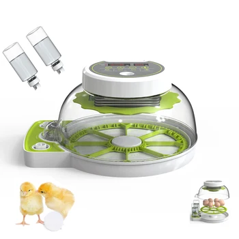 8 Jaja, Potpuno automatski inkubator za piliće, inkubator s kontrolom temperature i vlage za izlučivanje piliće, patke, guske, ptica