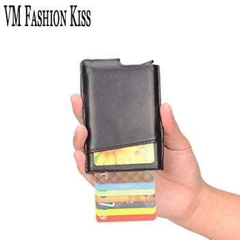 Posjetnica VM FASHION KISS, Aluminijska kutija, Jedinica za zaštitu podataka RFID, Novčanik od prave kože, Nositelji kreditne osobne iskaznice, Novčanik