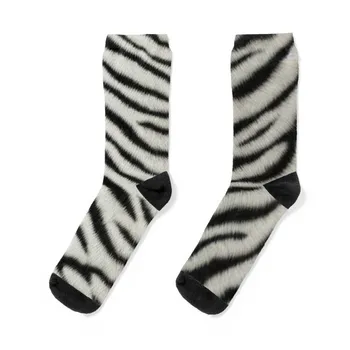 Čarape s teksturom bijele тигрового krzna kratke akcijske sportske čarape Argentinski Muške čarape ženske