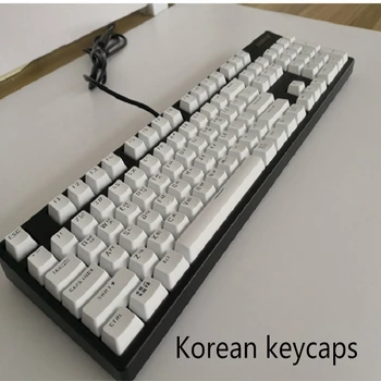 104 tipke na korejskom, 106 tipki na ruskom jeziku s pozadinskim osvjetljenjem, kapice za ključeve OEM-profila za tipkovnicu Cherry MX, set kapica za klavijature alata