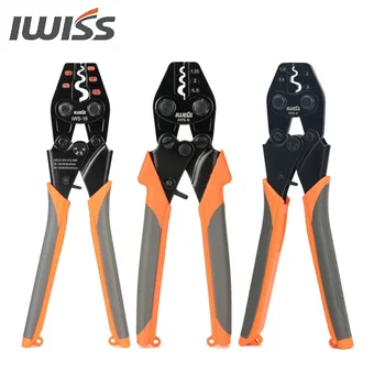 IWISS IWS 6 IWS-8 IWS-16 Crimping alat s čegrtaljkom za ne-izolirani priključke AWG 16-8