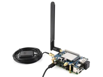 Komunikacijska šešir Waveshare Malina Pi LTE Cat 6, LTE-globalna многополосная sustav pozicioniranja GNSS, dolazi s modulom EM060K-GL
