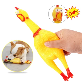 Smiješno jeftin igračke za žvakanje kućne pse-piletina, tlačne zvuk, igračke za žvakanje molara za male srednje i velike pse, Igračke za kućne ljubimce pse-piletina, štenci