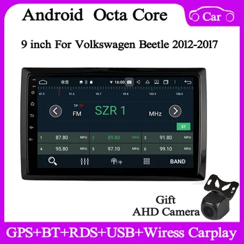 9-inčni auto-radio Android12, stereo multimedijalni player za Volkswagen Beetle 2012-2017, audio sustav gps navi, glavna jedinica DSP carplay auto