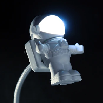 Astronaut Astronaut Mini fleksibilna led žarulja društvene naprava USB ručna lampa za Power Bank PC laptop Izravna isporuka