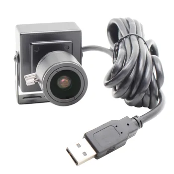 ELP 1080P 60 fps u 720p 120 fps, 360 P 260 sličica u sekundi, web-kamere M12 s kopčom 2,8-12 mm sa promjenjivom žarišnom udaljenošću, industrijska high-speed usb kamera sa mini-kućište