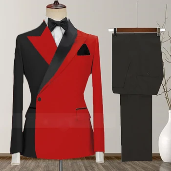 Profesionalni muški sako, poslovno odijelo, sako-dvojka, sportska jakna, hlače, dizajn nastavaka, modni butik, casual odjeća za vjenčanja