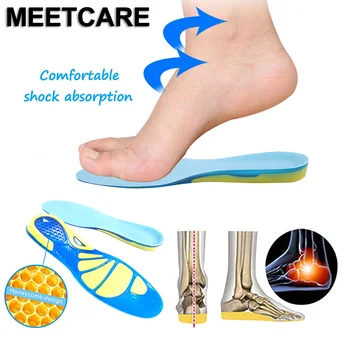 1 par ortopedskih sportskih стелек sa silikonskim gelom za masažu svoda stopala, ortopedski podloga za trčanje kada tabani фасциите, alati za njegu stopala