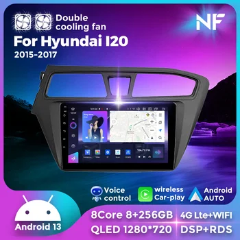 2Din Android 13 QLED 8-Jezgreni Auto Radio za Hyundai I20 2015-2017 GPS Navigacija Media player WIFI Carplay 4G DSP BT5.0