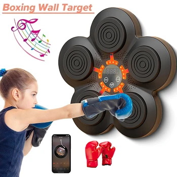 Pametna glazbena boxing stroj, zidni Bluetooth-trener Smart Fun Punch Boks, zidni mete za napade, pogodan za dom