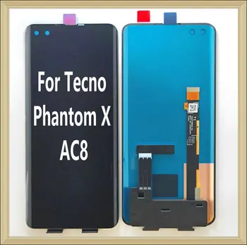 Originalni 6,7-inčni LCD zaslon osjetljiv zaslon digitalni pretvarač AMOLED sklop za Tecno Fantom X AC8