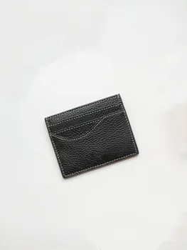Muške i ženske karte crne premium, ultra-tanki jednodijelni držač za osobnu karticu, držač za kreditne kartice, novčanik
