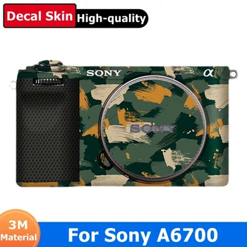 Stilizirani Natpis-Skin Za Sony A6700 Alpha 6700 Camera Sticker Vinil Film Za Zaštitu Od Ogrebotina ILCE-6700 ILCE6700