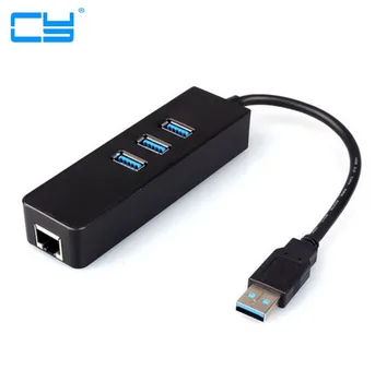 Nova kartica lan USB 3.0-RJ45 kabel adapter Gigabit Ethernet s 3-lučki hub za laptop Macbook Air