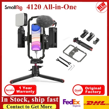 SmallRig 4120 All-in-One Video Kit Pro 3591C Univerzalni видеокомплект Ultra Professional za streaming videa sa mobilnih telefona