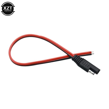 1 kom. 30 cm za Automobil produžni kabel za napajanje DIY SAE 10A 18AWG 2-pinski s priključkom SAE, быстроразъемный produžni kabel