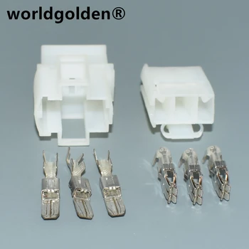 worldgolden 3pin 6,3 mm jack-utičnica za upaljač za cigarete Škoda blenda difuzno svjetlo konektor ožičenja bez gubitaka 1J0 919 321