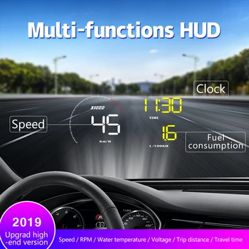 Plavo-Bijeli A9 HPD 5,5-inčni Univerzalni Auto Glavnom zaslonu ODB2 System Automotive Diagnostic Head Up Display Accesorios Automovil