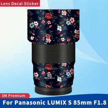 Za Panasonic LUMIX S 85 mm F1.8 Objektiv kamere Koža Protiv Ogrebotina Zaštitna Folija Za tijelo Zaštitna Oznaka S85 F/1.8 S85/1.8