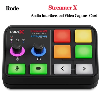 Аудиоинтерфейс Rode Streamer X i karta hvatanje za univerzalne streaming i video snimanja, dva USB-C, pribor