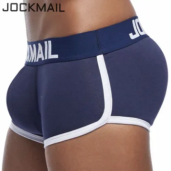 Brand JOCKMAIL seksualno muško donje rublje, povećalo trbuhom muške bokserice, uključuje jastučić za penis i bedara, stražnjice, dvostruku odvojiv šalicu push-up