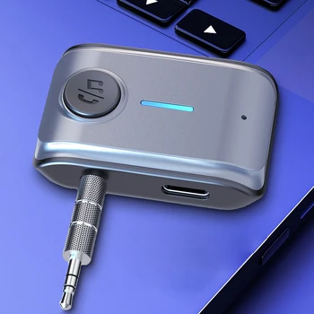 Prilagodnik za Bluetooth Prijemnik 5.0 Bežični Adapter 2 in1 Jack Bežični Adapter 3.5mm Audio AUX Adapter Podrška Tv za PC Slušalice